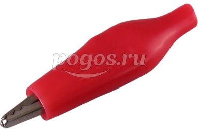 Зажим "Крокодил" 40мм 5А в изоляторе