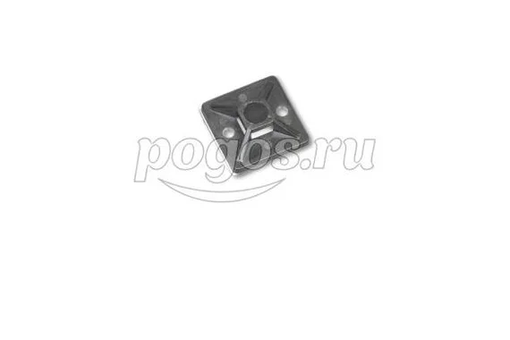 Площадка самоклеящаяся 20*20мм (100шт) черная  REXANT