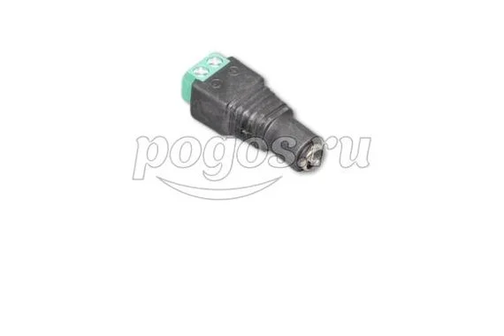 Разъем питания гнездо 2,1*5,5 с клеммной колодкой двухсекционный  REXANT /50/