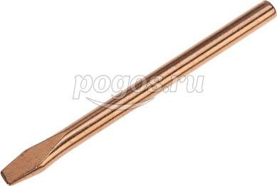 Жало медное d 4,8 для паяльников 40Вт тип клин  REXANT