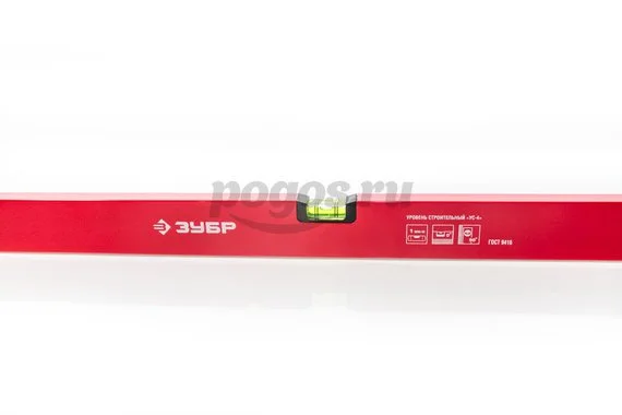 Уровень 1200мм "УС-4" коробчатый, 2 ампулы, крашеный, фрезерованная, базовая поверхн.  ЗУБР 