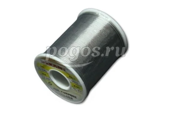 Припой с канифолью 60%Sn/40% Pb 500гр,d1mm  REXANT