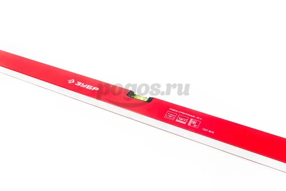 Уровень 2000мм "УС-4" коробчатый, 2 ампулы, крашеный, фрезерованная, базовая поверхн.  ЗУБР 