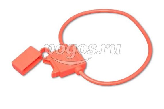 Держатель флажкового предохранителя, красный Стандарт   REXANT