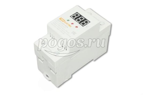 Реле напряжения 1ф серии АЗМ с LED-дисплеем 63А-220V, TDM