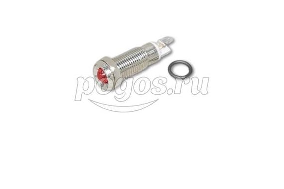 Индикатор металл d8 12V в ассортименте [108]  REXANT