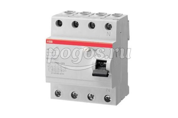 Устройство защитного отключения FH204 AC 4п 40А 30mA  ABB
