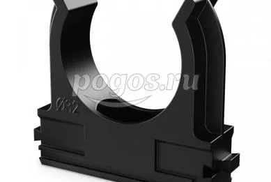 Крепеж-клипса для гофры ПВХ 32мм черный