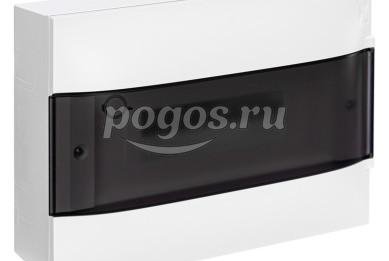Щиток пластиковый навесной 1*12 Дымчатая дверь Practibox S  LEGRAND