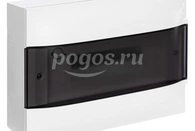 Щиток пластиковый навесной 1*12 Дымчатая дверь Practibox S  LEGRAND