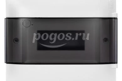 Щиток пластиковый встраиваемый 1*8 Дымчатая дверь Practibox S  LEGRAND