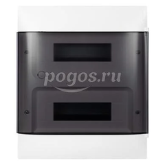 Щиток пластиковый встраиваемый 2*12 Дымчатая дверь Practibox S  LEGRAND