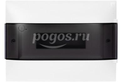 Щиток пластиковый встраиваемый 1*12 Дымчатая дверь Practibox S  LEGRAND