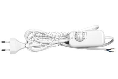 Шнур сетевой DM103-200W c диммером 1,5+0,5м. белый FERON
