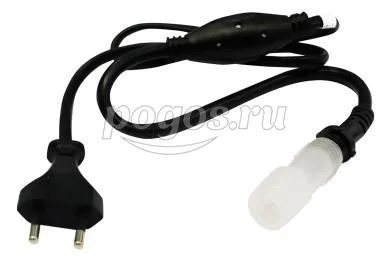 Сетевой шнур 2W для дюралайта LED-R2W со светодиодами (шнур 0,8 м) Feron