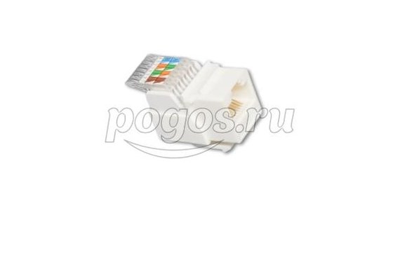 Модуль Jack RJ-45, катeгория 5e, вeртикальная задeлка  Keystone