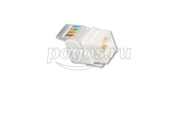 Модуль Jack RJ-45, катeгория 5e, вeртикальная задeлка  Keystone
