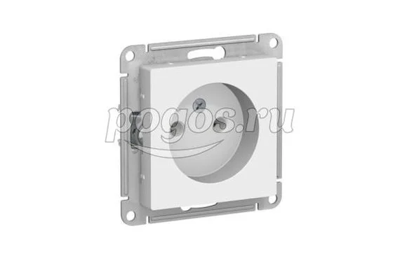 Розетка б/з 2P+E 16A Atlas Design белый, Schneider Electric