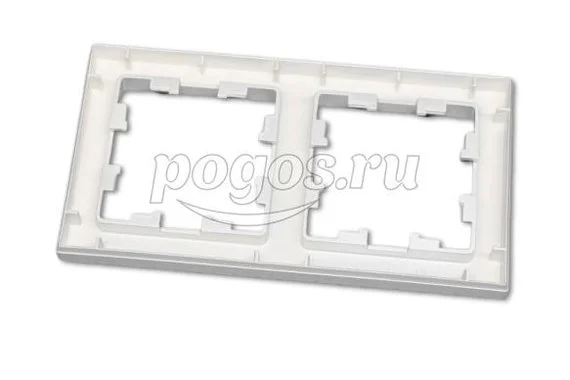 Рамка 2 поста Atlas Design алюминий  Schneider Electric
