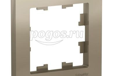 Рамка 1 пост Atlas Design шампань  Schneider Electric