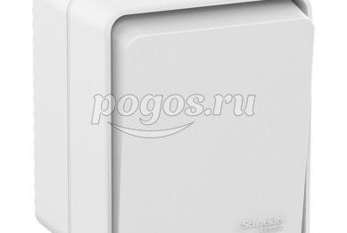 Выключатель 1-клавишный наруж. 10 AX IP54 AtlasDesign Profi54 белый  Schneider Electric
