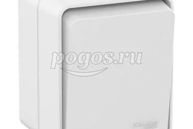 Выключатель 1-клавишный наруж. 10 AX IP54 AtlasDesign Profi54 белый  Schneider Electric