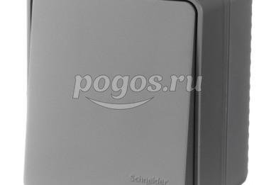 Выключатель 1-клавишный наруж. 10 AX IP54 AtlasDesign Profi54 антрацит  Schneider Electric