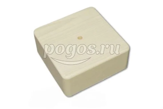 Коробка распаячная КР 100*100*44 ОП сосна IP40  TDM