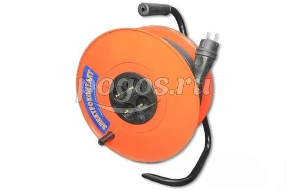 Удлинитель силовой на катушке УХз16-004 с/з 3500W 4гн, 40м КГ 3*1,5  Электроконтакт