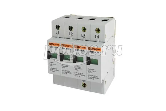 Разрядник ОПС1-C 4Р In=20kA Un=400B Im=40kA  TDM
