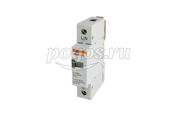 Разрядник ОПС1-С 1Р In=20kA Un=400B Im=40kA  TDM