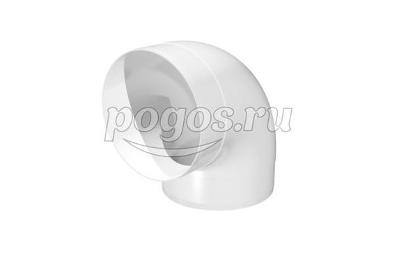 Колено круглое D150, 90°  ЭРА