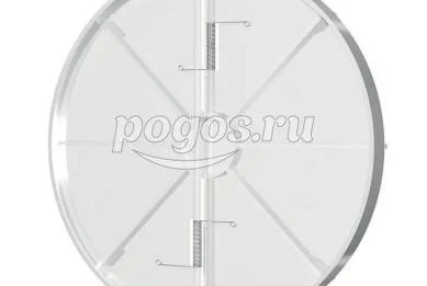 Клапан от обратной тяги d-125мм пластик  ЭРА