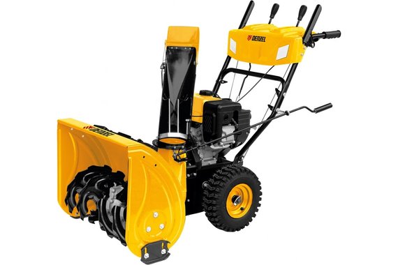 Машина снегоуборочная 4Т 7л/с 61*54см ручной/электро стартер, фара SBM 610S PRO  DENZEL