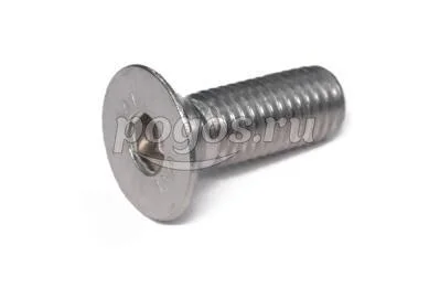 Винт потай М12* 35 с внутренним шестигранником нерж А2  DIN 7991
