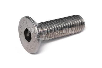 Винт потай М12* 40 с внутренним шестигранником нерж А2  DIN 7991