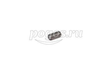 Винт установочный плоский конец М 4*  8 прямой шлиц нерж А1  DIN 551