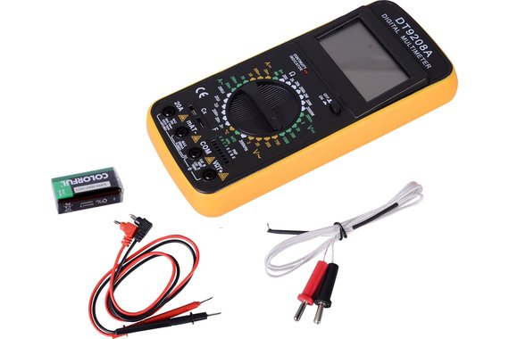Мультиметр DT-9208A, поворотный дисплей  S-LINE
