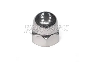 Гайка шестигранная колпачковая М12 нерж А2 DIN 1587