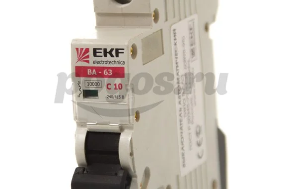 Выключатель автоматический ВА63  1п С10А  EKF 