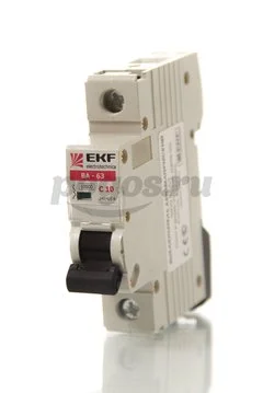 Выключатель автоматический ВА63  1п С10А  EKF 