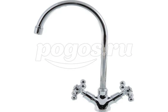 Смеситель двухвентельный для высокий излив OLIVE'S GIRONA