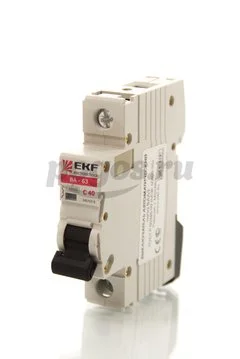 Выключатель автоматический ВА63 1п С40А EKF