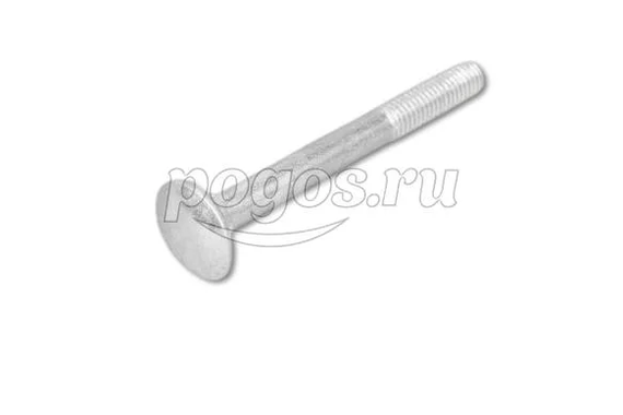 Болт М10* 90 мебельный цинк DIN 603