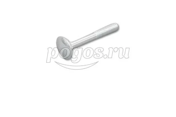 Болт  М 6* 45 мебельный цинк DIN 603