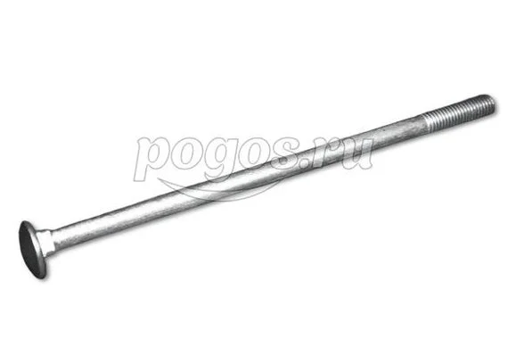 Болт М10*200 мебельный цинк DIN 603