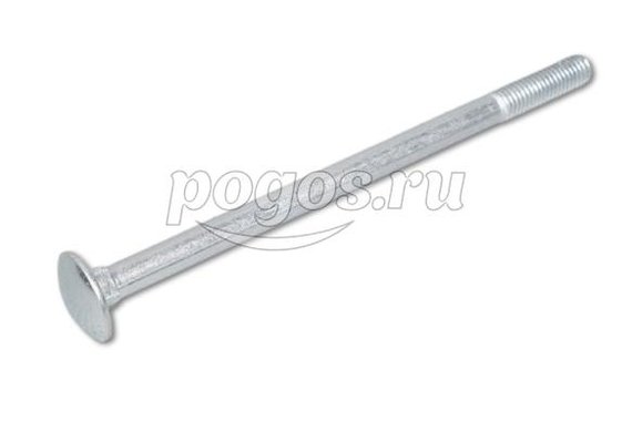 Болт М10*160 мебельный цинк DIN 603