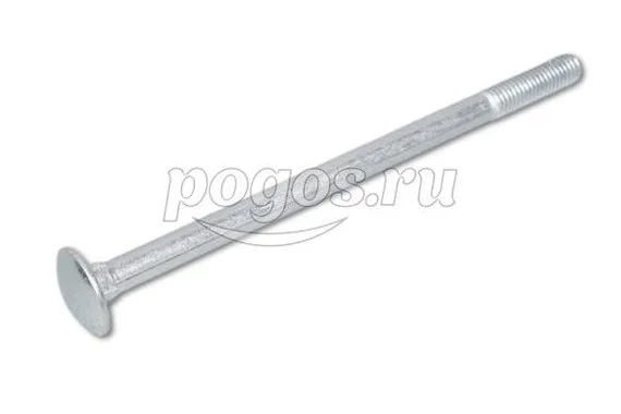 Болт М10*160 мебельный цинк DIN 603