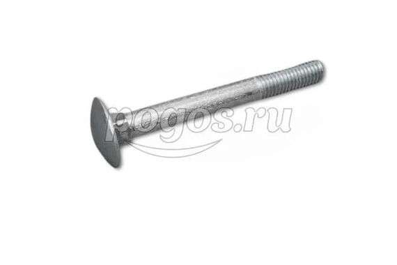 Болт М12*100 мебельный цинк DIN 603