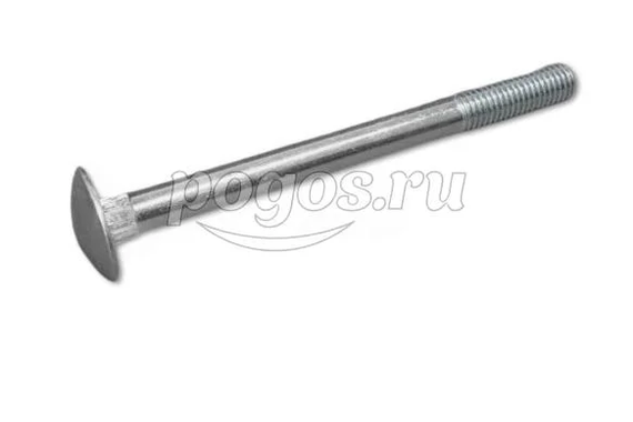 Болт М12*140 мебельный цинк DIN 603